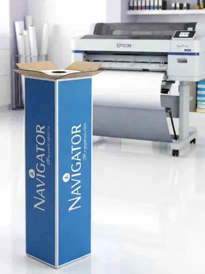 rollo papel bond para planos para plotter de 60 cm 80 g navigator | papel para plotter