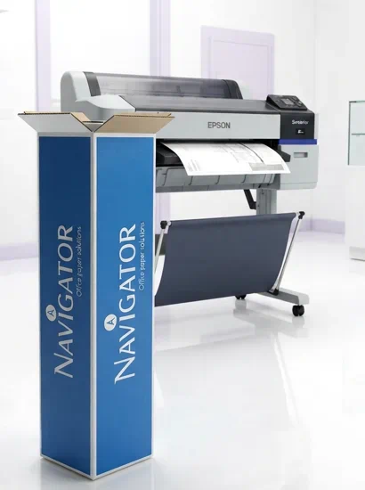 rollo papel bond para planos para plotter de 62 cm 80 g navigator | papel para plotter