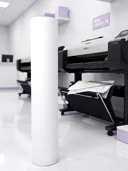 rollo papel bond para planos y carteleria para plotter de 36 pulgadas 80 g 90 m sprintjet | papel para plotter