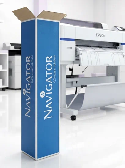 rollo papel bond para planos y carteleria para plotter de 36 pulgadas 90 g 170 m navigator | papel para plotter