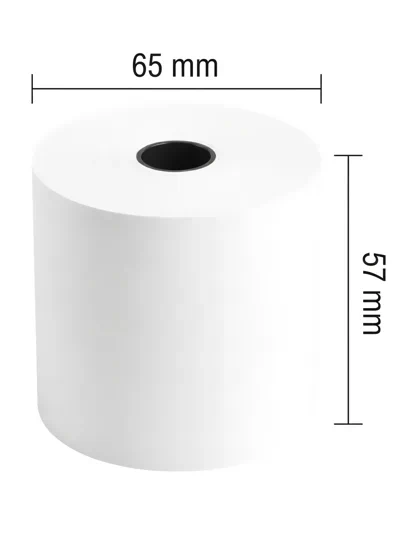 rollos de papel electra para impresoras de tinta mas vendidos de 57x65 mm | papel térmico