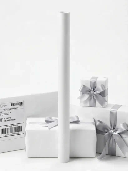 rollos de papel kraft blanco de 5 x 1 m | papel kraft