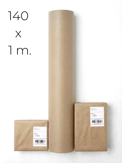 rollos papel kraft de 140x1 metros | papel kraft