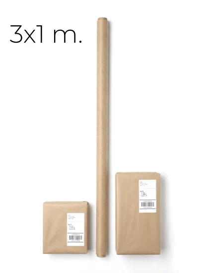 rollos papel kraft de 3x1 metros | papel kraft