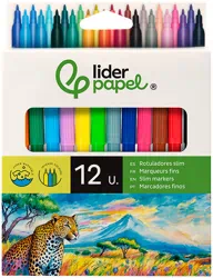 rotuladores escolares basicos liderpapel de doce | Rotuladores Escolares