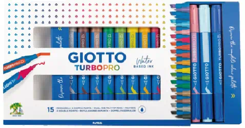 rotuladores escolares de doble punta giotto | Rotuladores Escolares