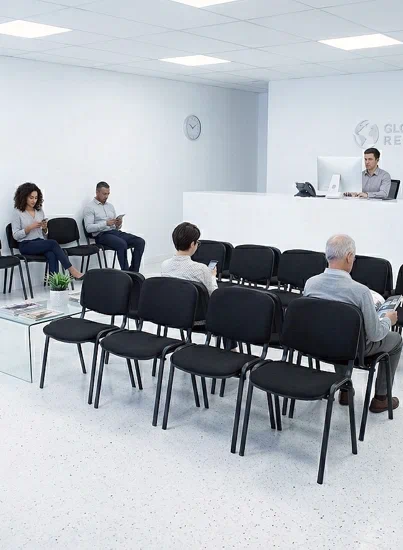 silla de conferencia acolchada con mejor relacion calidad precio | sillas de escritorio