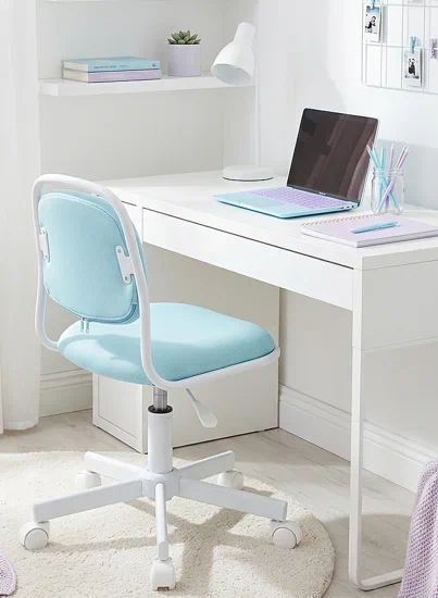 silla de escritorio para adolescentes azul regulable barata | sillas de escritorio