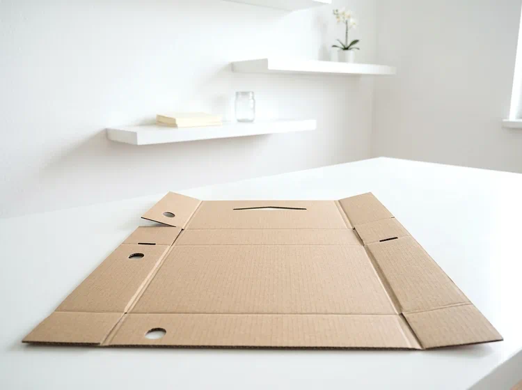 vista de archivador definitivo abierto sobre una mesa | cómo montar archivadores definitivos